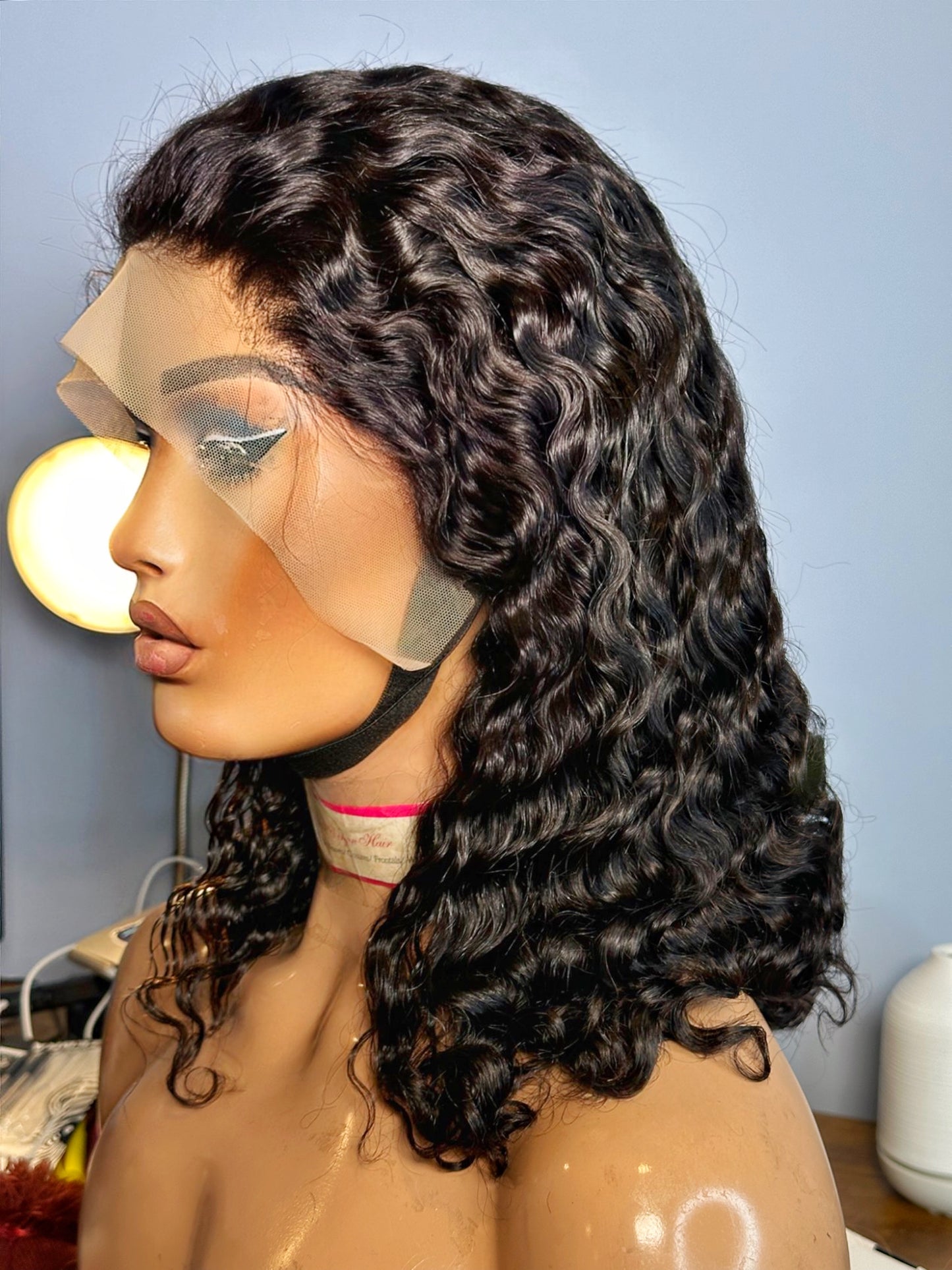 14” SDD Rose curly 100% Human Hair Natural Black