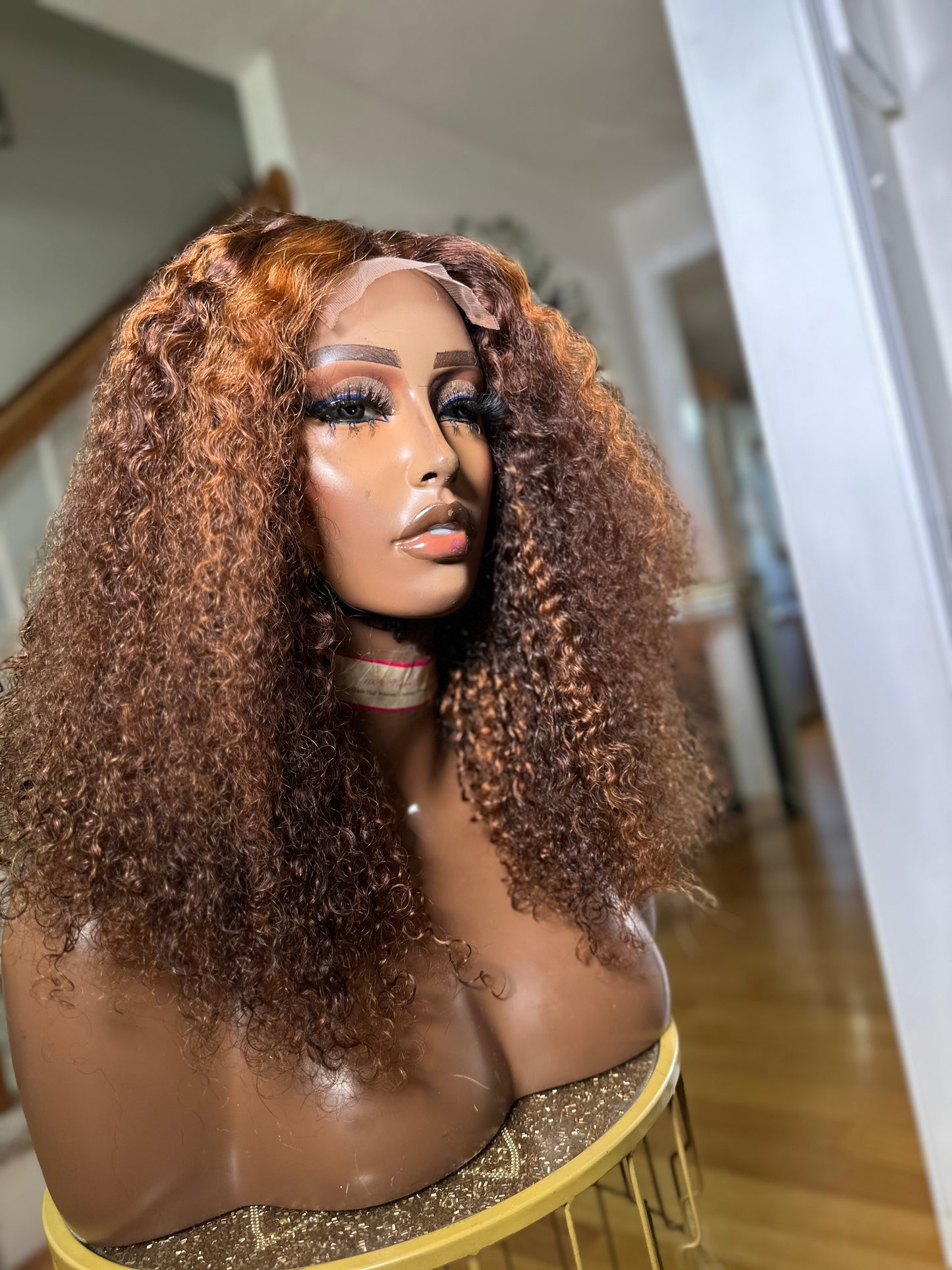 18” F4/30 Pixie curls closure wig 4c hair texture
