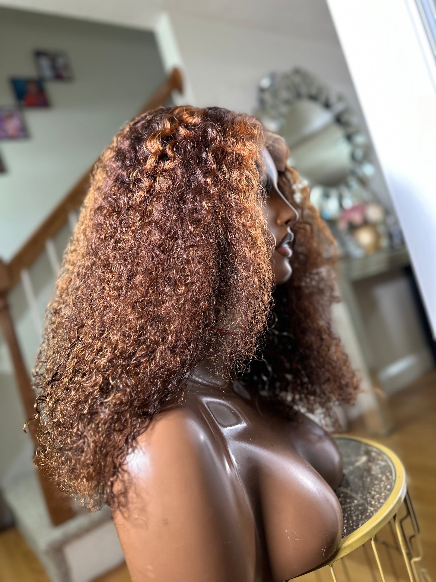 18” F4/30 Pixie curls closure wig 4c hair texture