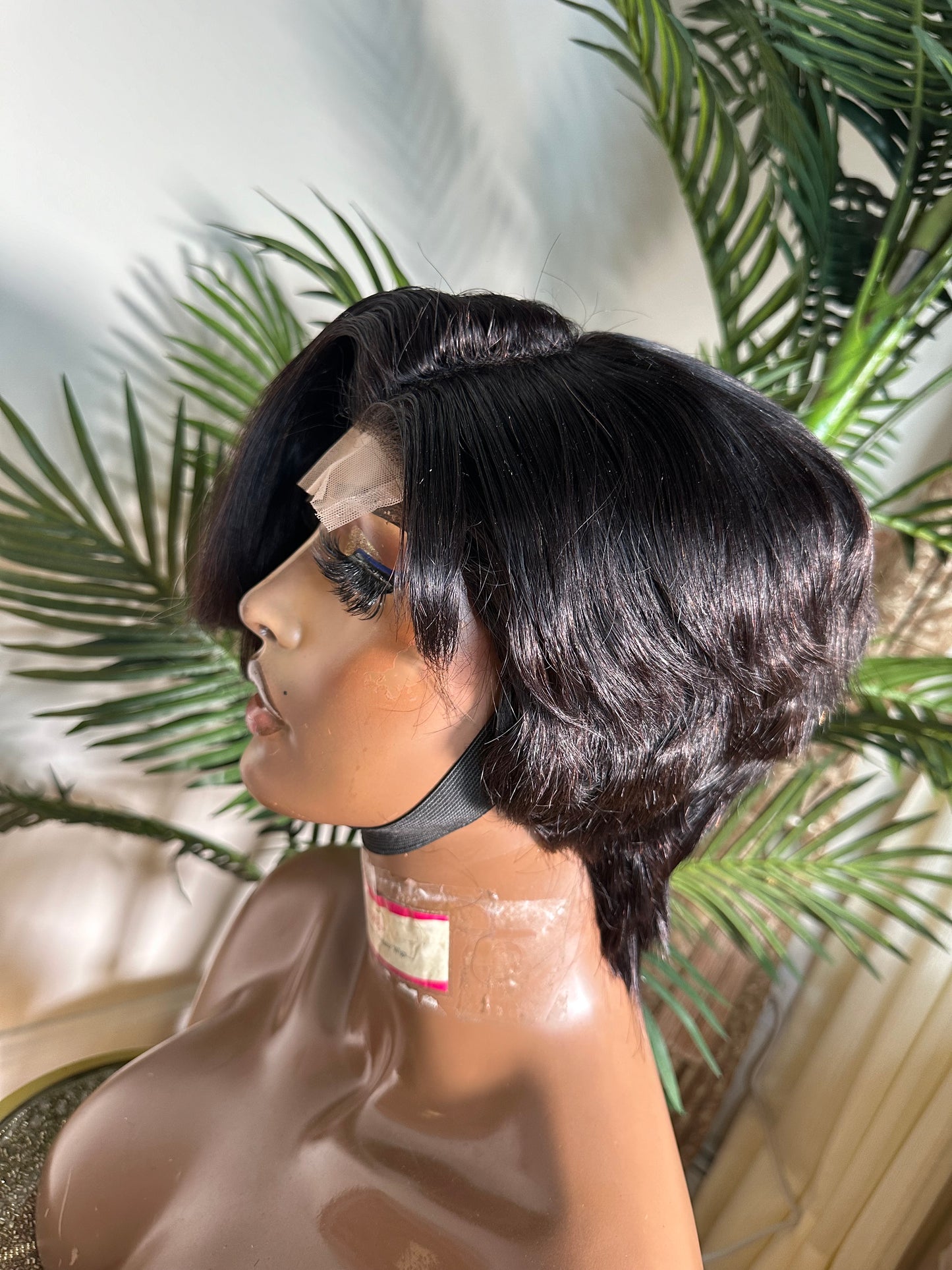 1 SEC INSTALL WIG | ELEGANT BOSS VIBE SHORT PIXIE CUT NATURAL BLACK GLUELESS MINIMALIST HD CLOSURE WIG READY TO GO