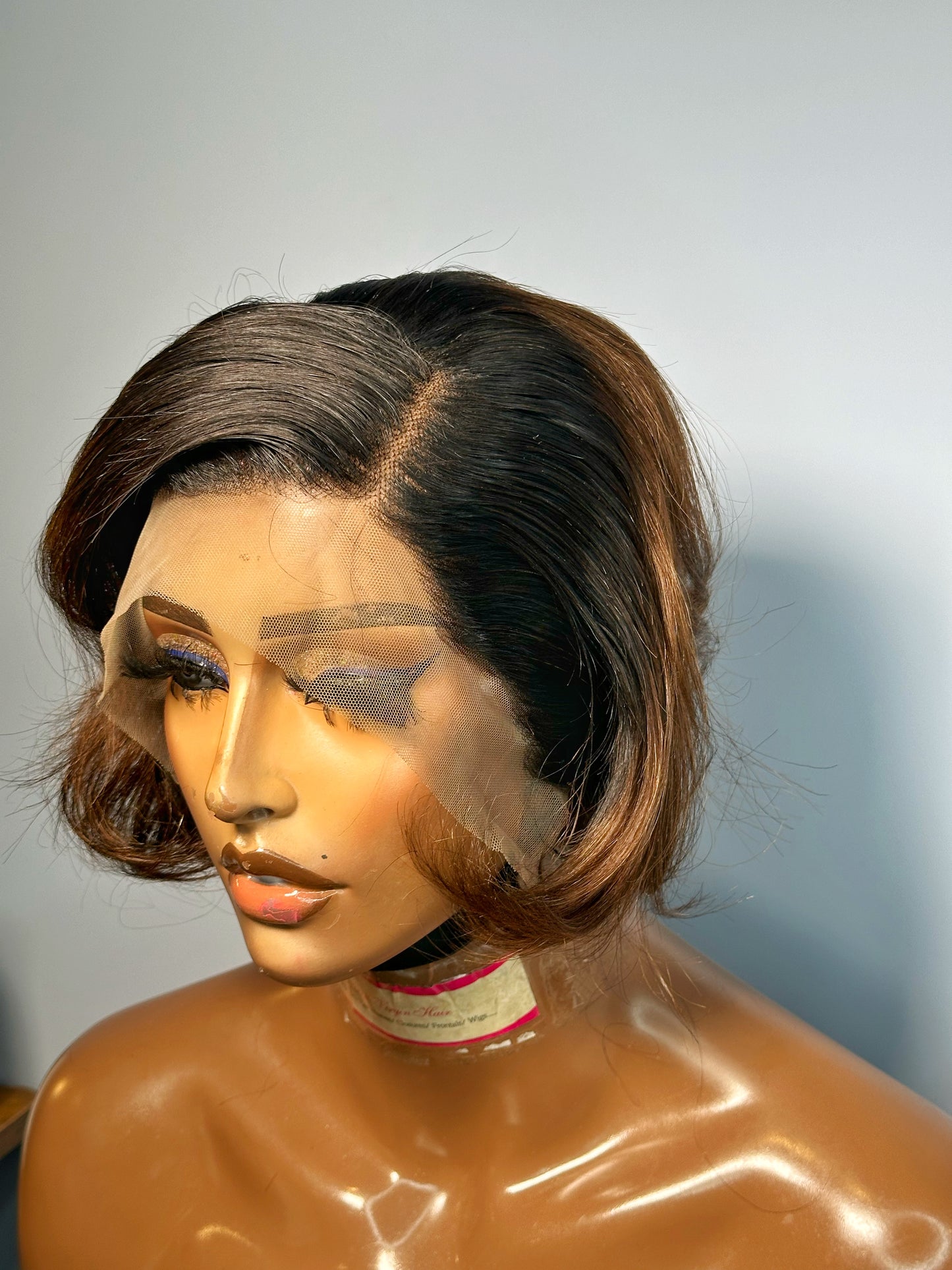 Boss Woman’s Ombre Short Frontal Pixie Wig