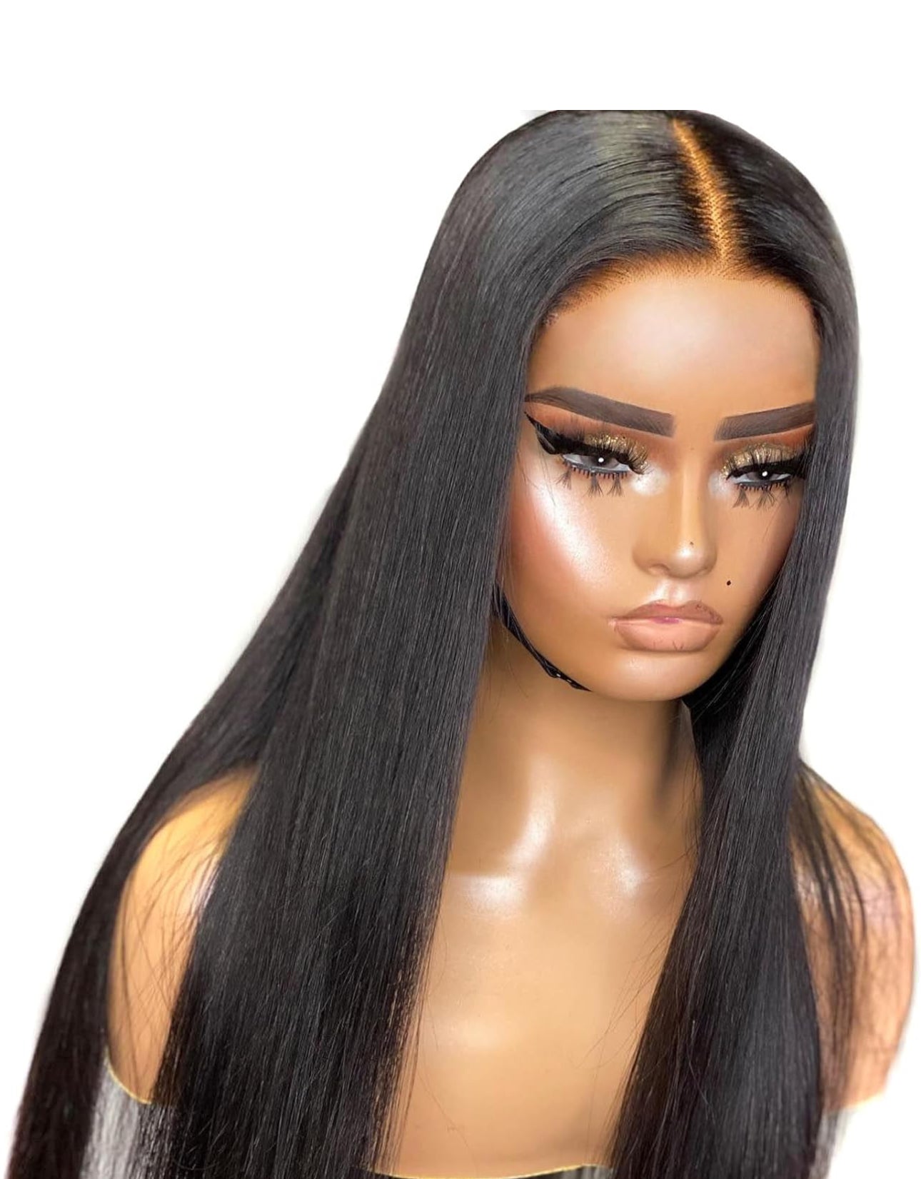 26” Super Sleeky Straight Glueless 4*4 wig