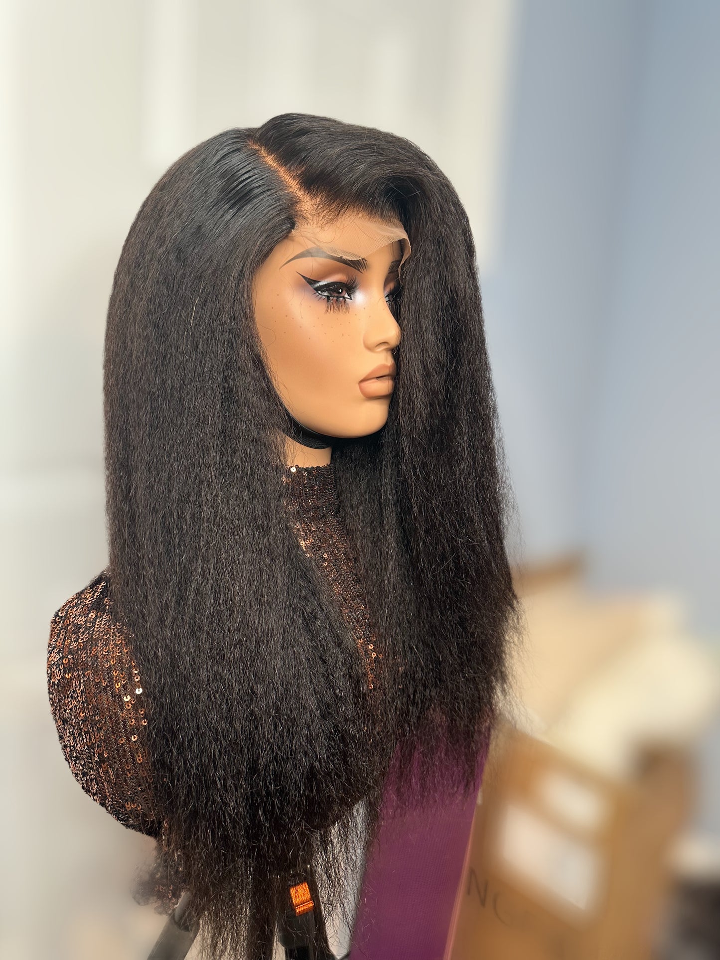 Bella Kinky 20” 5*5 closure 150% density