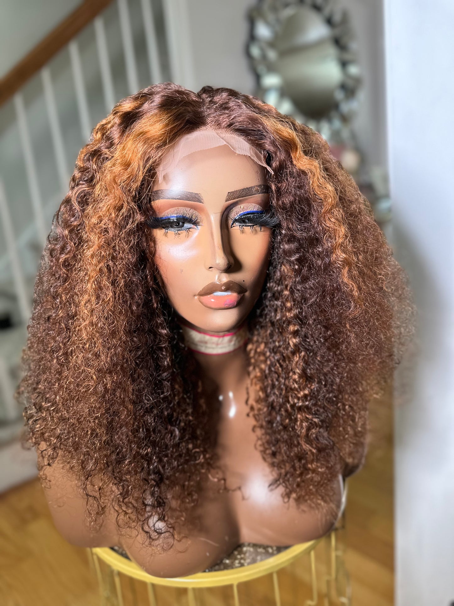18” F4/30 Pixie curls closure wig 4c hair texture