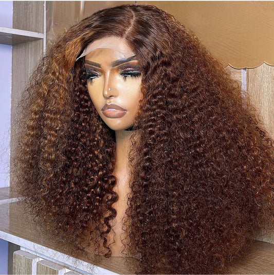 18” F4/30 Pixie curls closure wig 4c hair texture