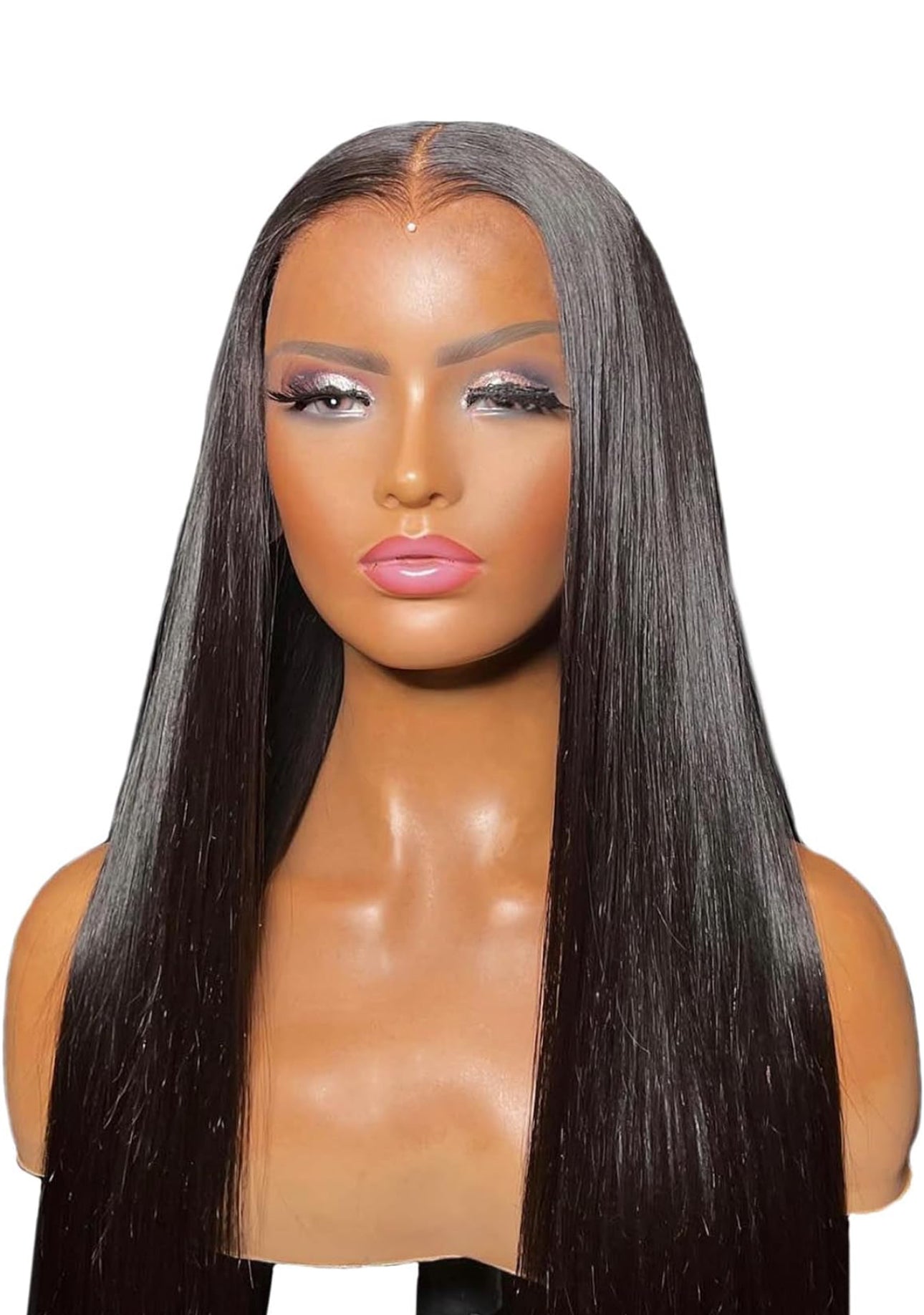 26” Super Sleeky Straight Glueless 4*4 wig