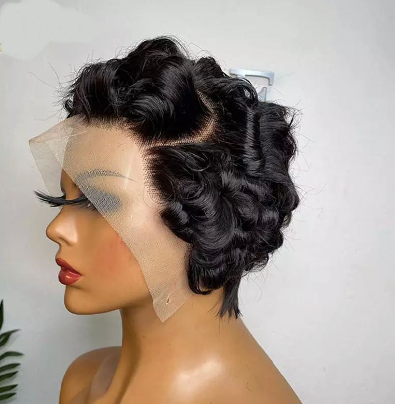 Mature Boss Lady Pixie Cut Luscious Waves