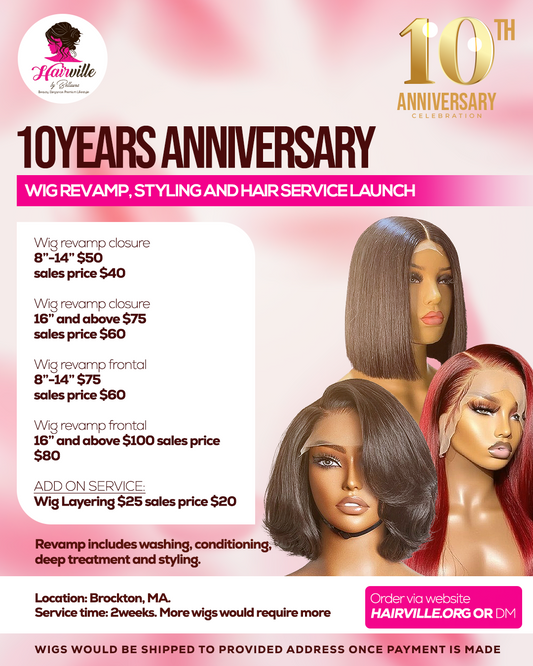 Wig Revamp Frontal 16” and longer