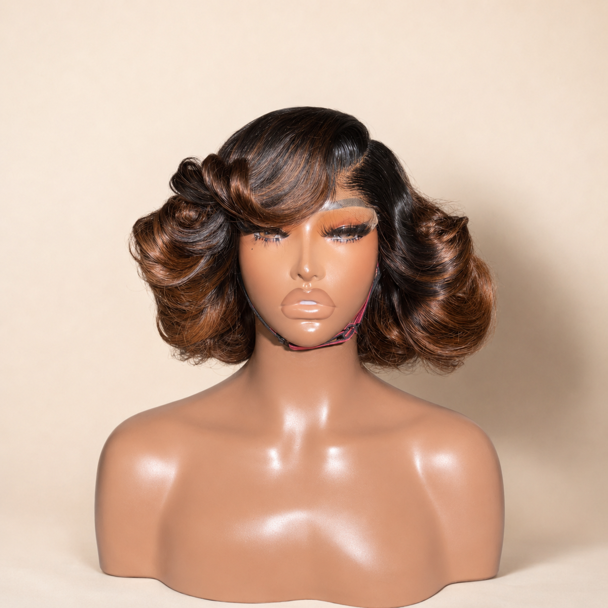 Flip Bounce 10-Inch 5x5 Closure Wig | 300% Density Indian Hair
