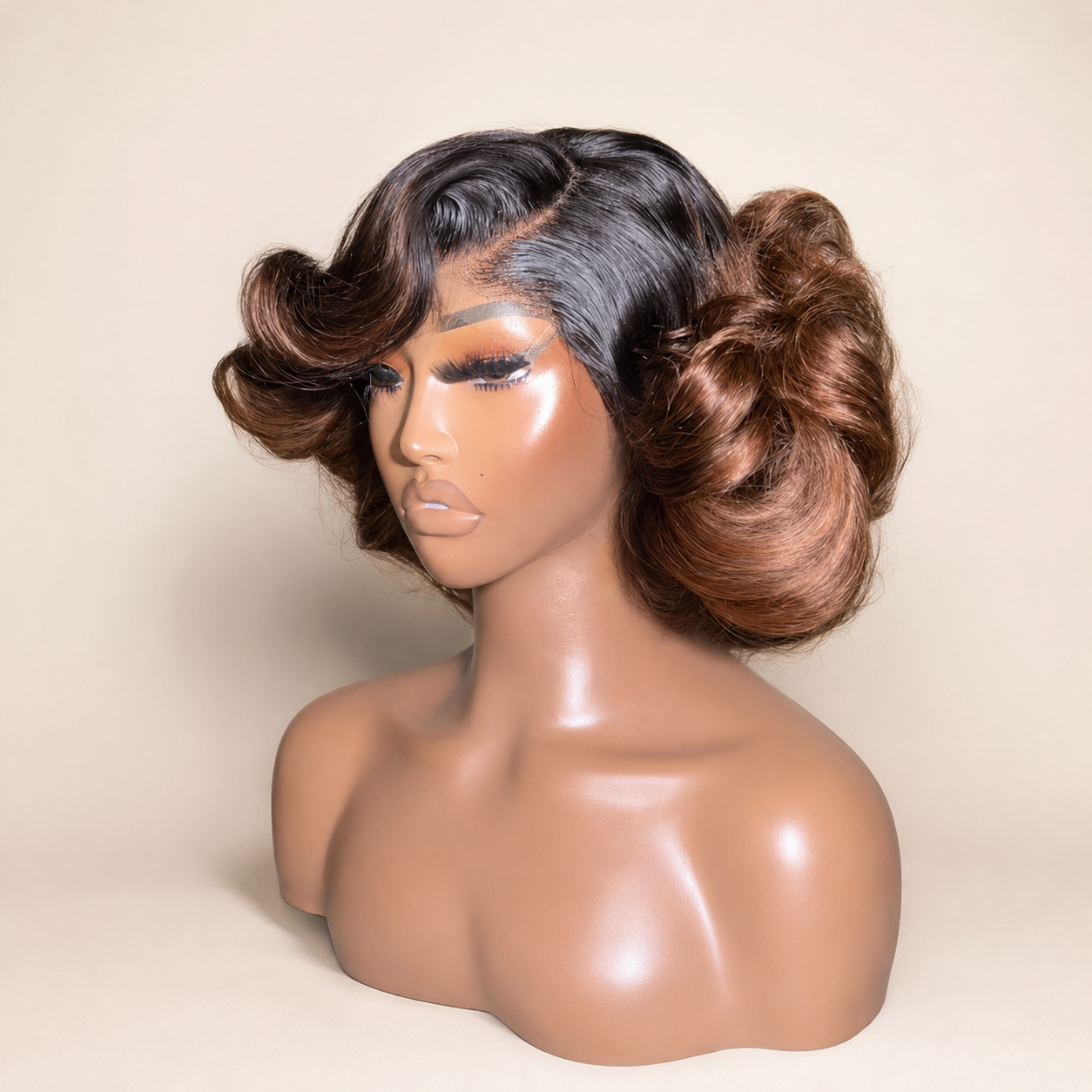 Flip Bounce 10-Inch 5x5 Closure Wig | 300% Density Indian Hair