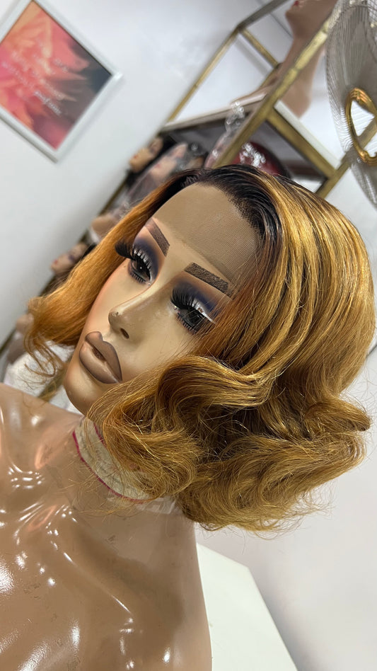 Trendy curl Tpart frontal wig