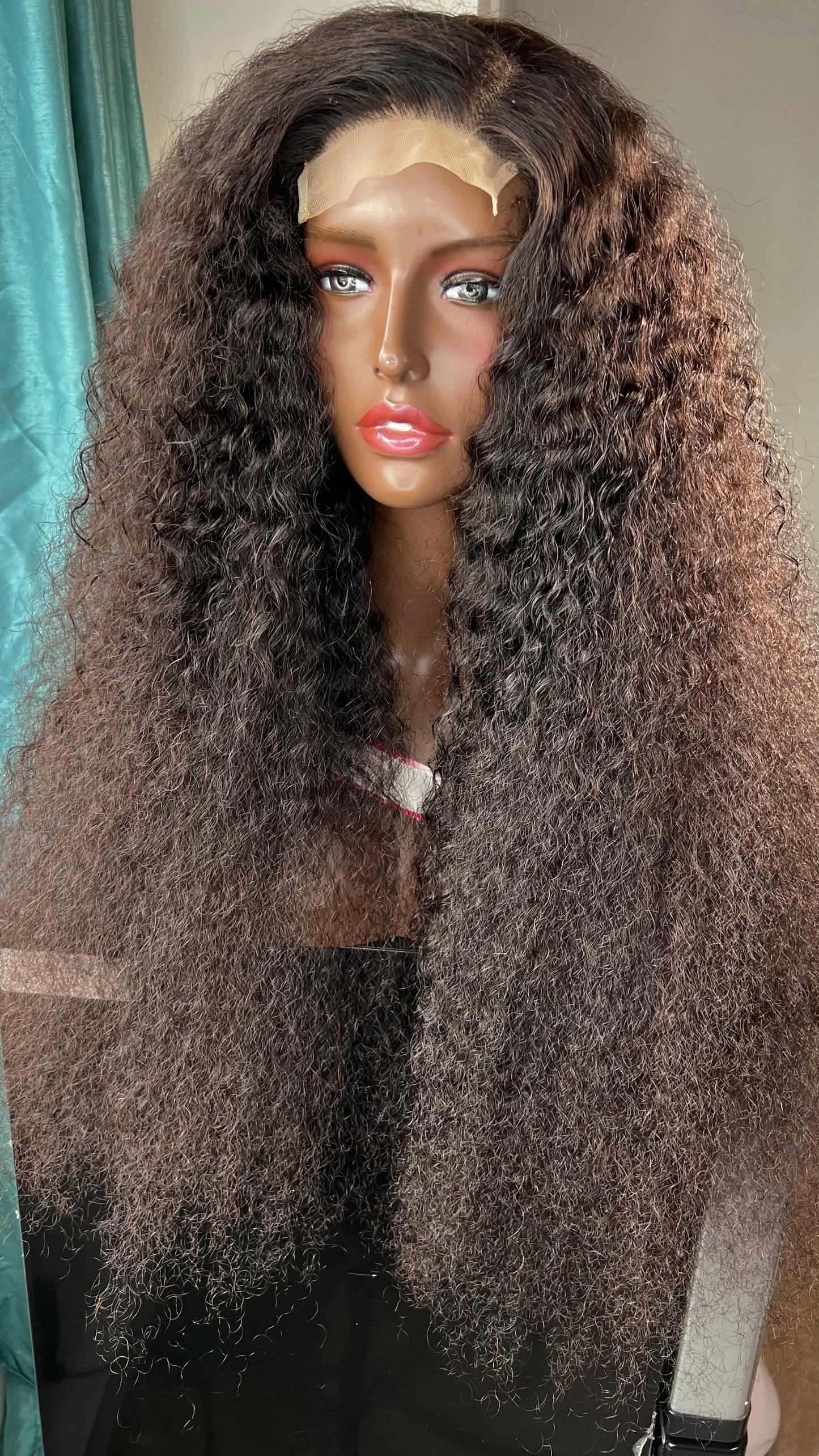 30” Volume curl 4*4 closure wig