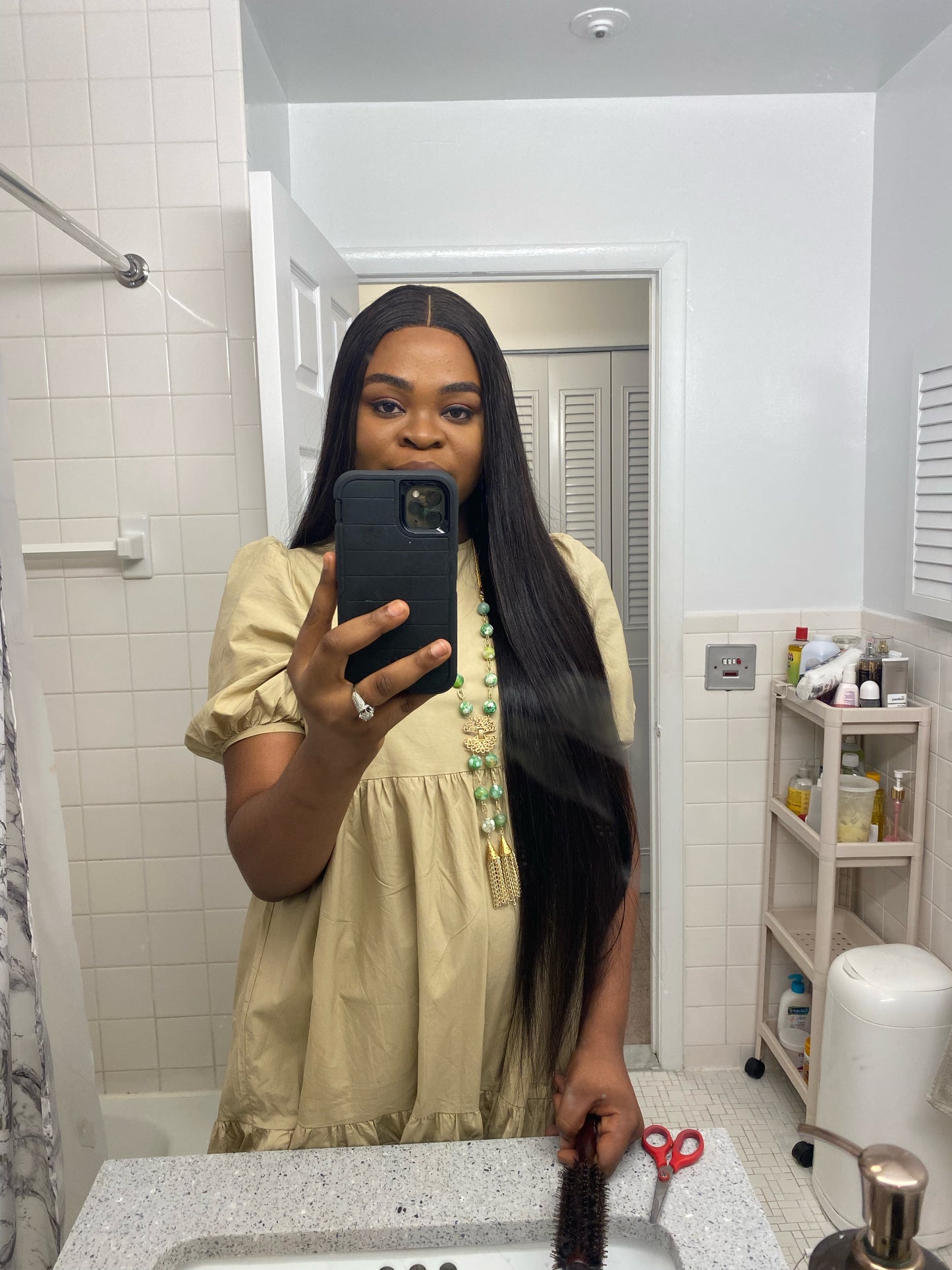 26” SOPHIE BONE STRAIGHT CLOSURE WIG