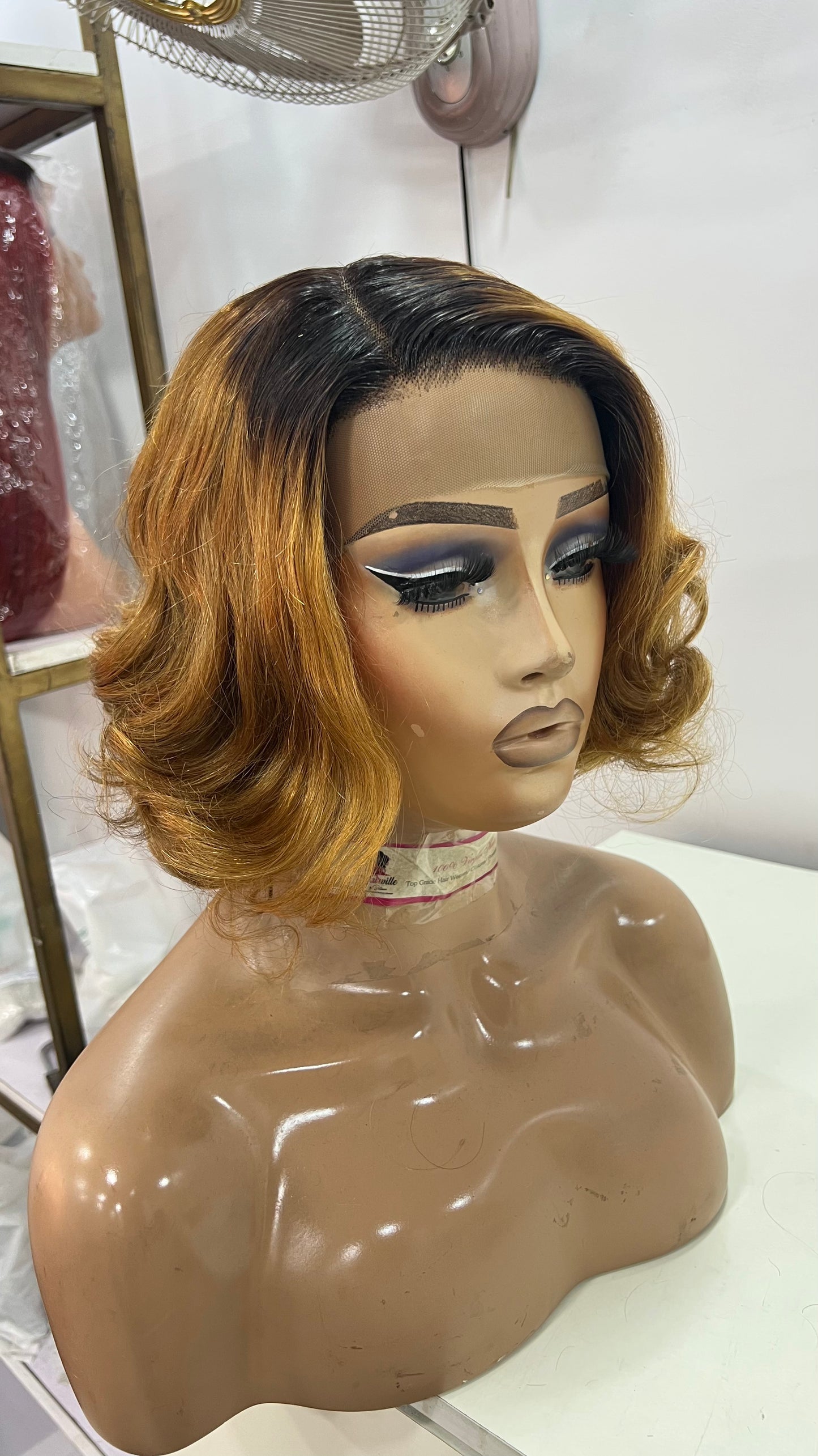 Trendy curl Tpart frontal wig