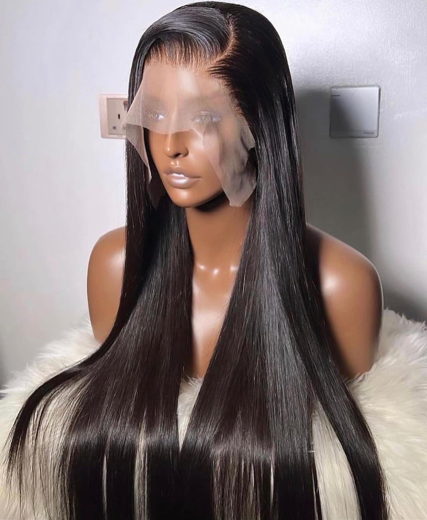 Preplucked RULER STRAIGHT 26” SOPHIA FRONTAL WIG