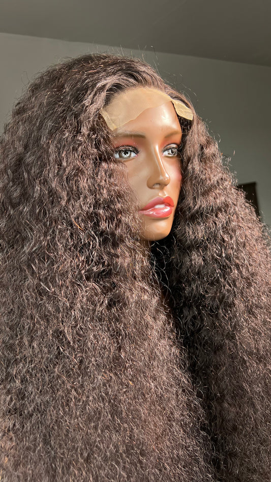 30” Volume curl 4*4 closure wig