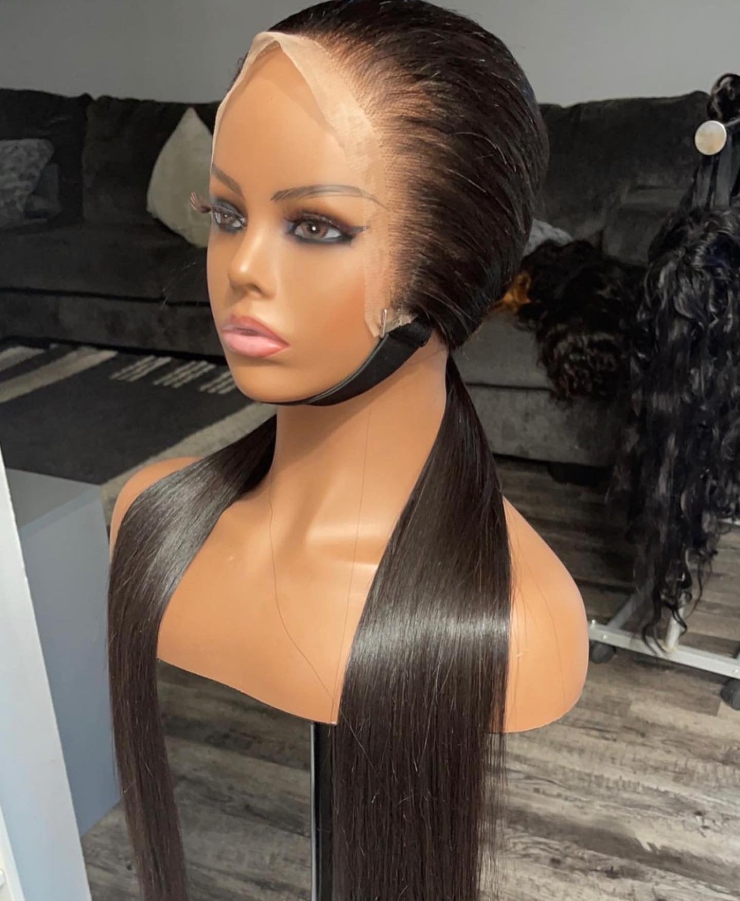 Preplucked RULER STRAIGHT 26” SOPHIA FRONTAL WIG